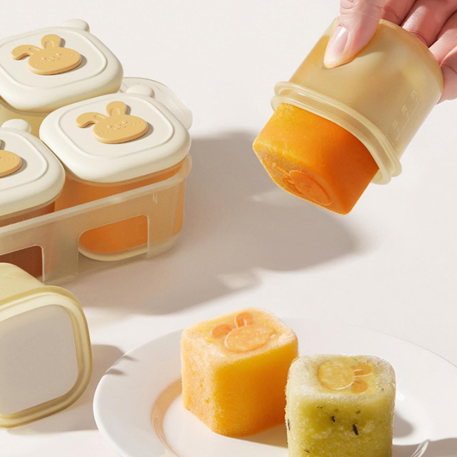 Baby Food Home - Bandeja para congelar alimentos en forma