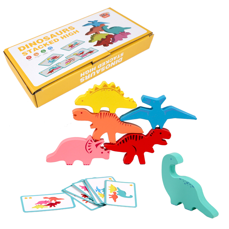Baby Food Game - Bloques de equilibrio de madera, juguetes