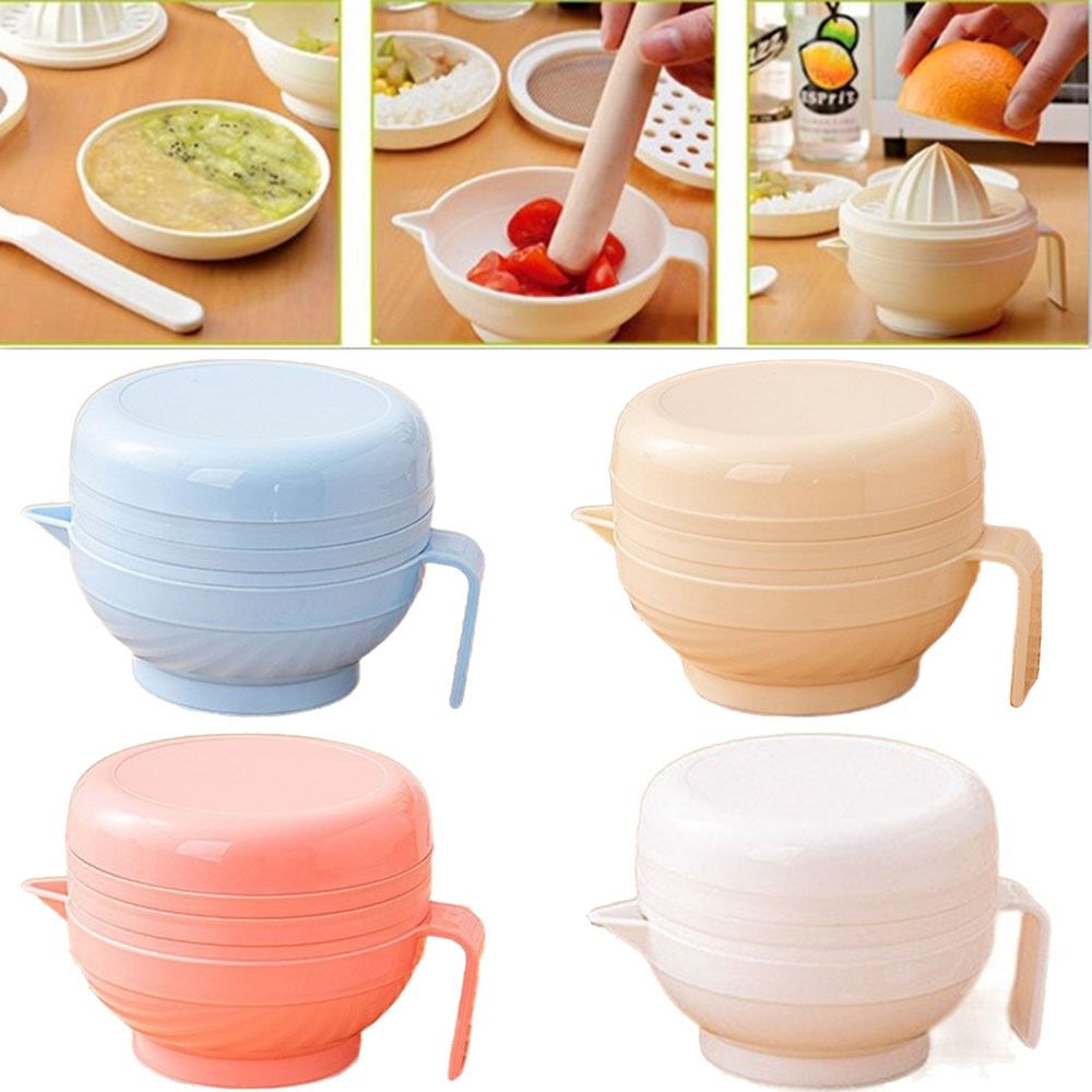 Baby Food Set - Juego de cuencos de molienda de