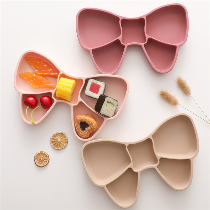 Baby Food Dinner - Plato de comedor de silicona para