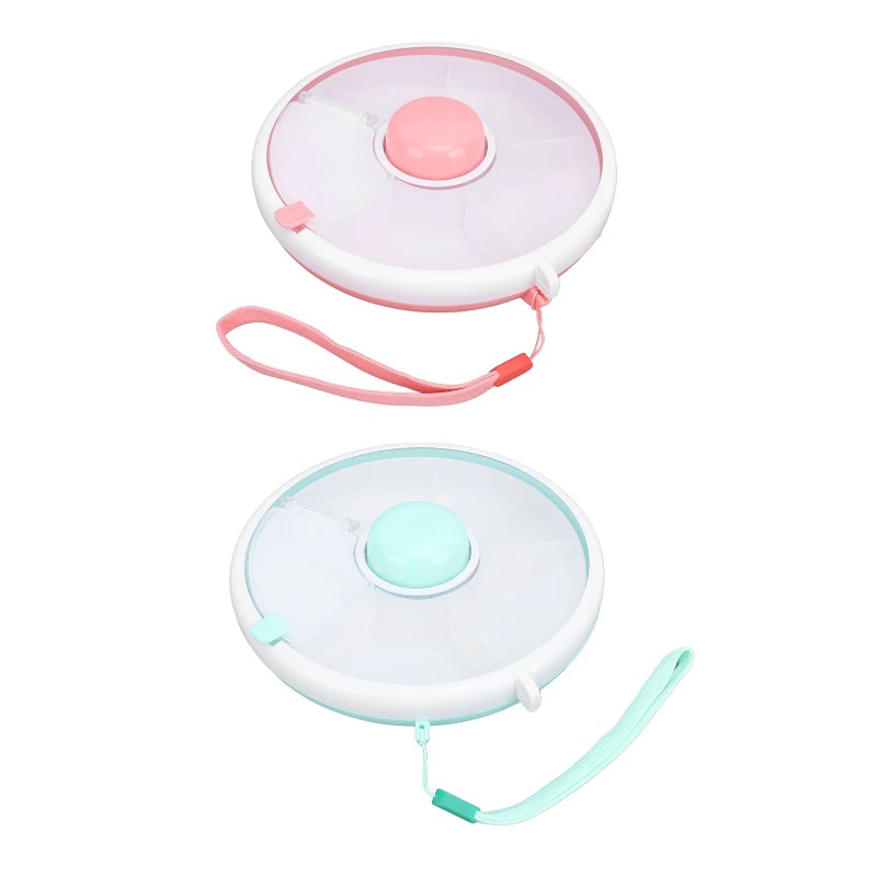 Baby Food Home - 360 ° Contenedor giratorio para aperitivos,