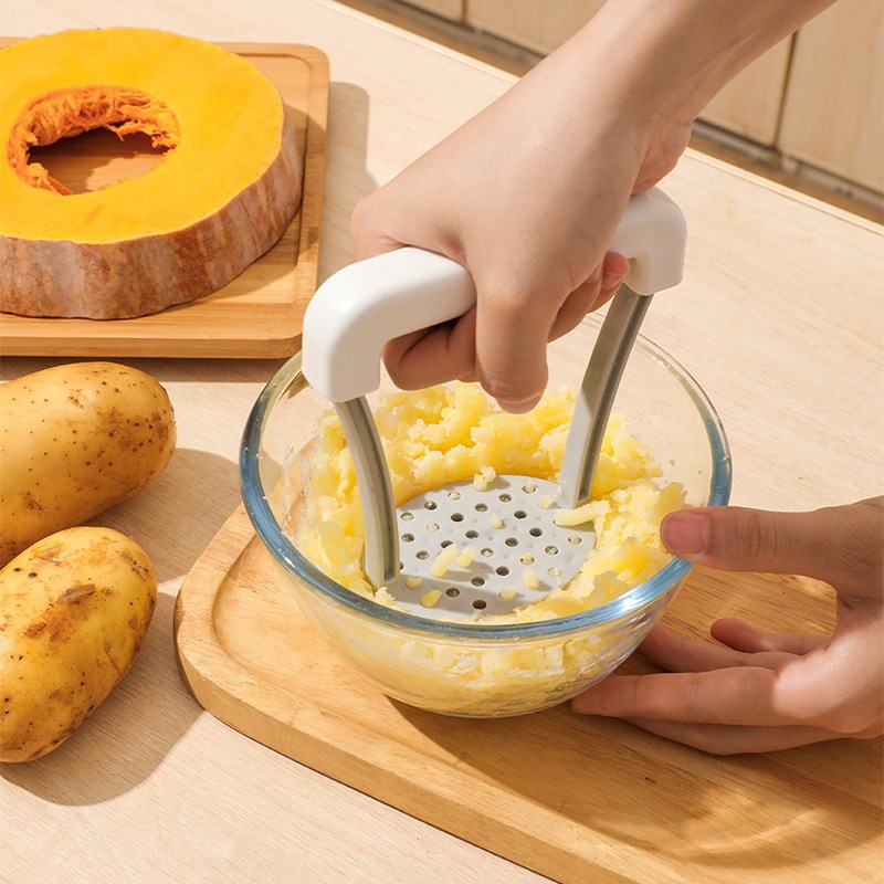 Baby Food With Sweet Potato - Triturador manual de patatas, prensador de