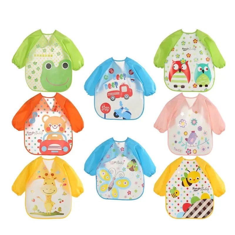 Baby Food Set - Baberos impermeables de EVA de manga