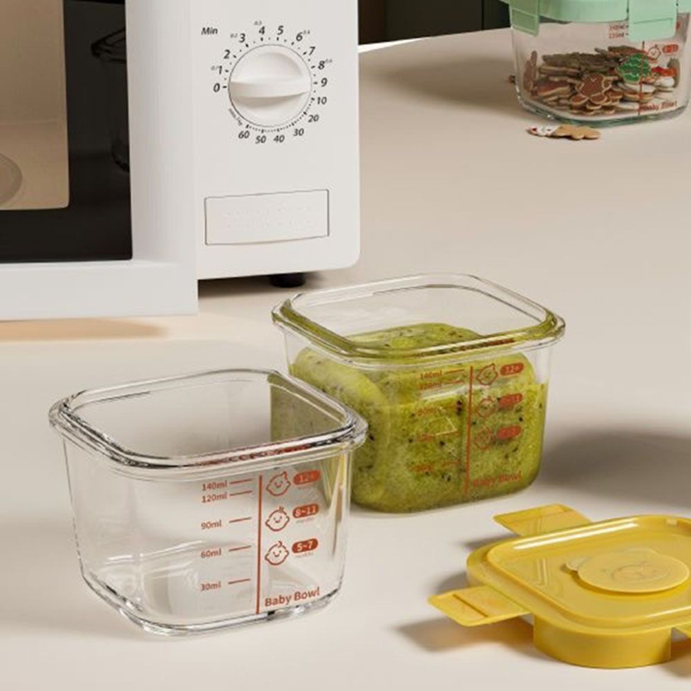 Baby Food Jars Glass - Caja de almacenamiento de alimentos de