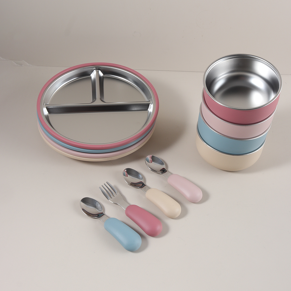 Baby Food Dinner - Juego de 4 piezas de vajilla