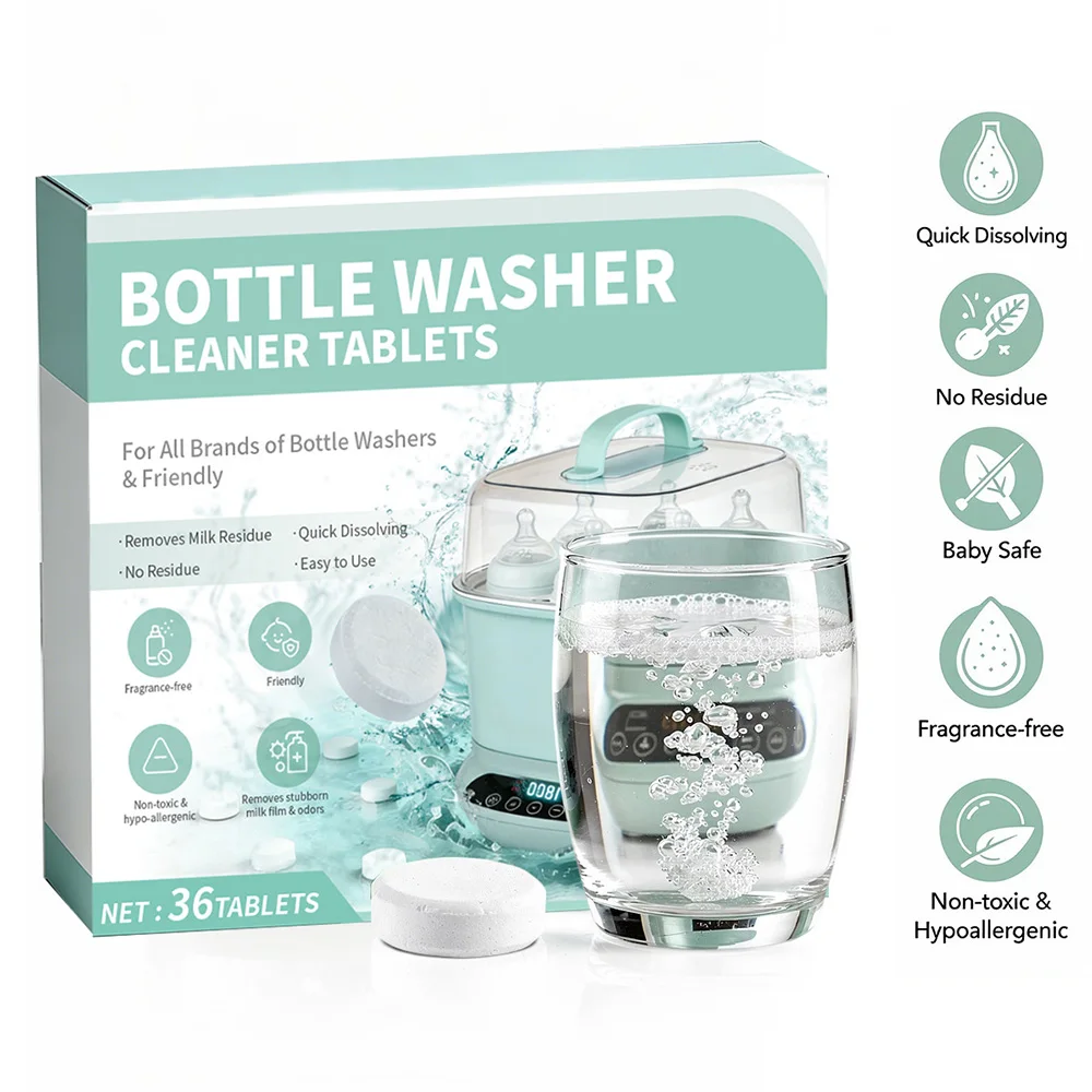 Baby Food Bottle - Tabletas descalcificadoras para biberones, tabletas de