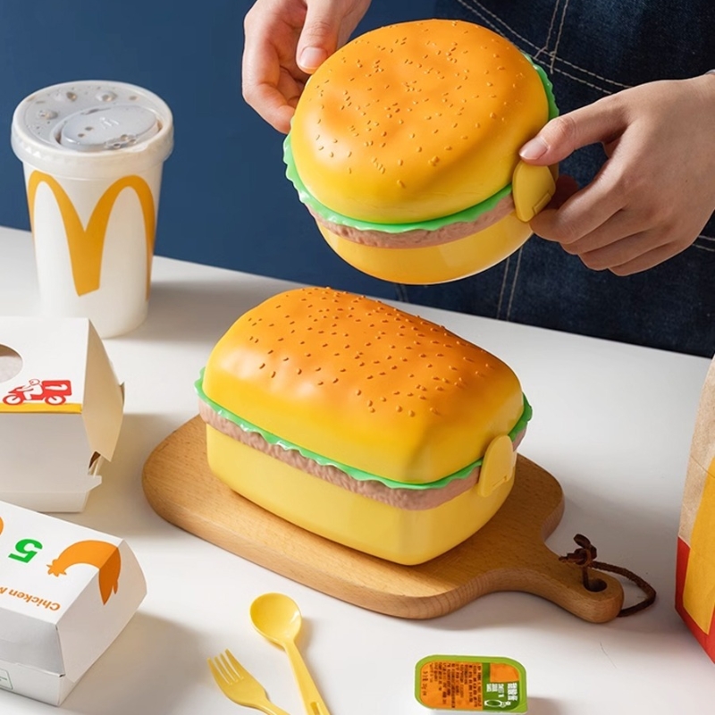 Weaning Spoon Set - Fiambrera para hamburguesas de doble nivel,
