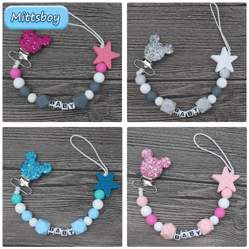 Baby Food Game - Nuevo nombre personalizado, pulsera mordedor para