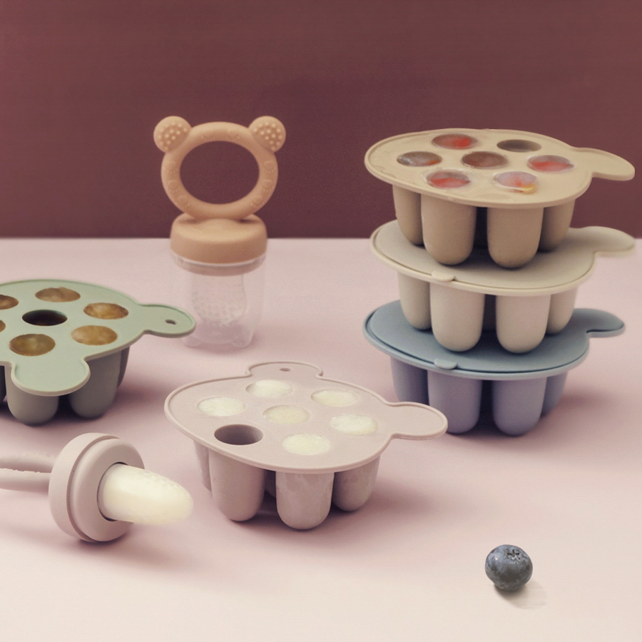 Baby Food Zone - Molde de silicona para helados de