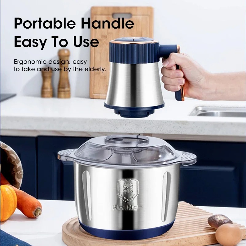 Baby Food Home - Picadora de Carne Eléctrica de 5L,