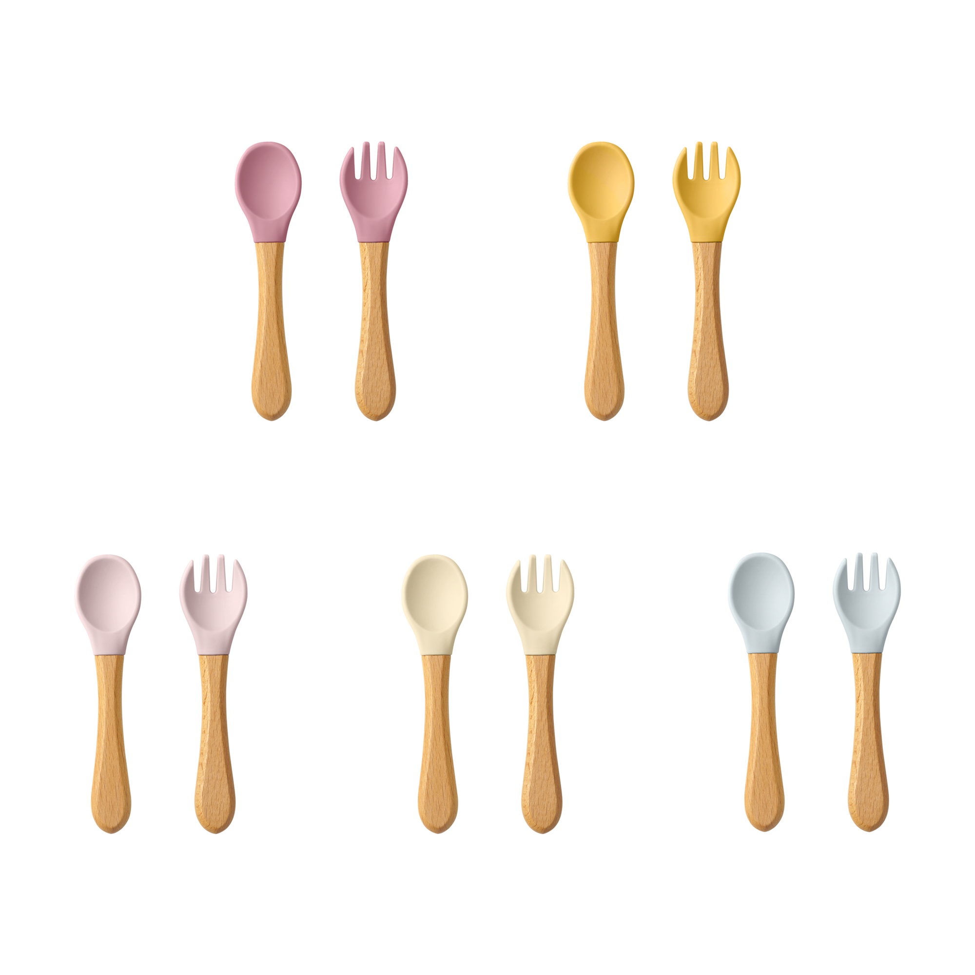 Baby Food Set - Juego de utensilios de cucharas de