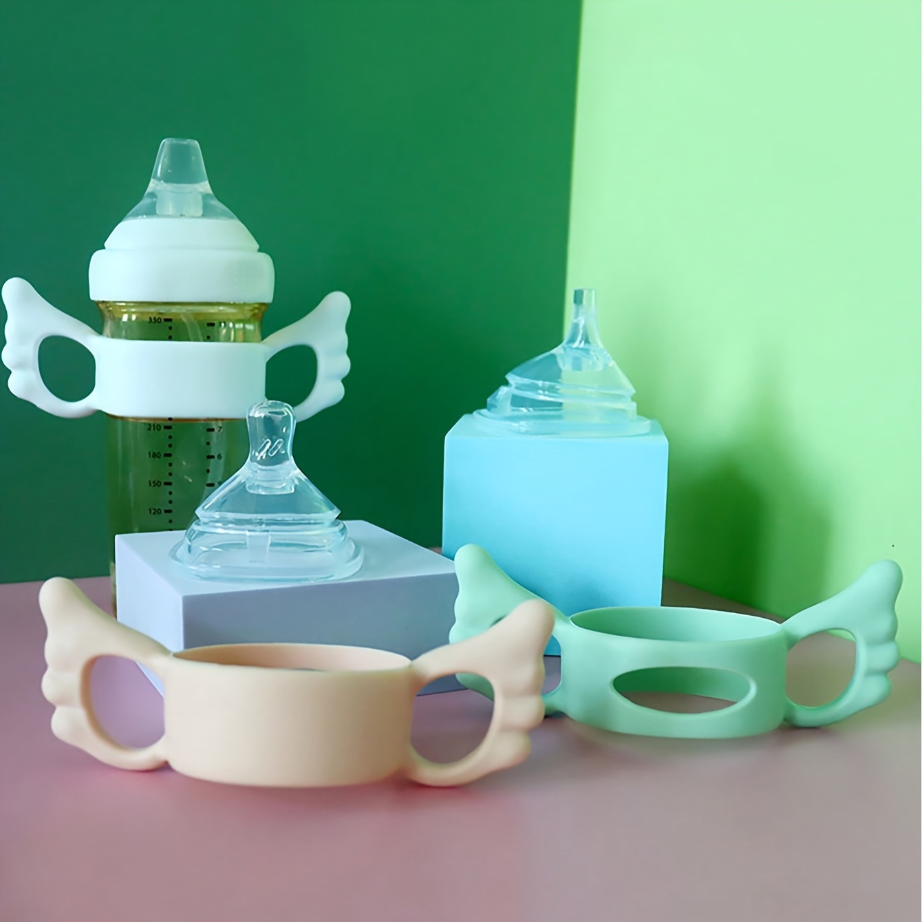 2 fundas de silicona (color al - Baby Food Bottle reseña y precio
