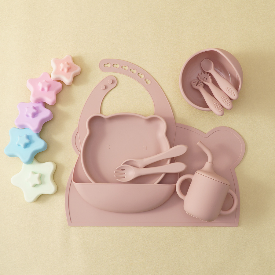 Juego de alimentación de silic - Baby Food Dinner reseña y precio