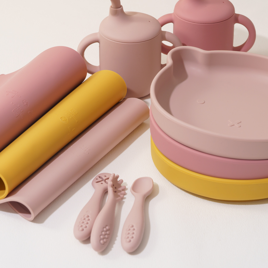 Juego de alimentación de silic - Baby Food Dinner reseña y precio