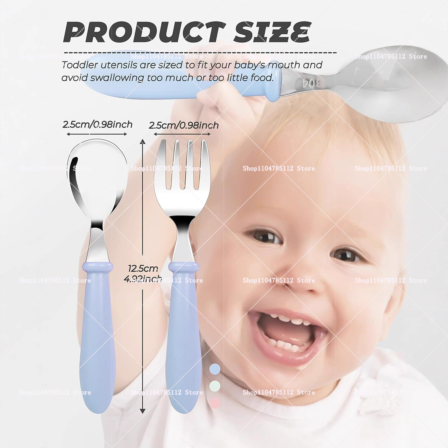 Juego de 2 Cucharas y Tenedore - Weaning Spoon Set reseña y precio