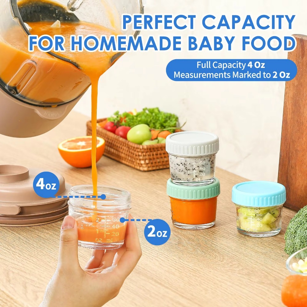 Tarro de cristal para comida d - Baby Food Jars Glass reseña y precio