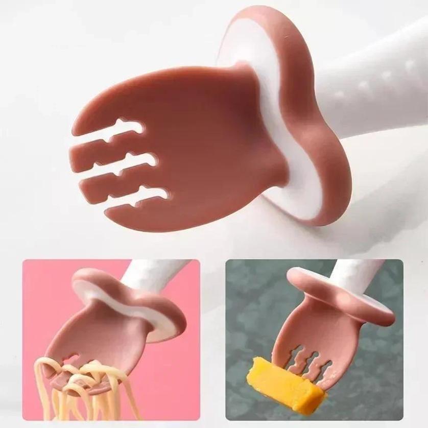 Cuchara y tenedor para bebé, j - Baby Food Set reseña y precio