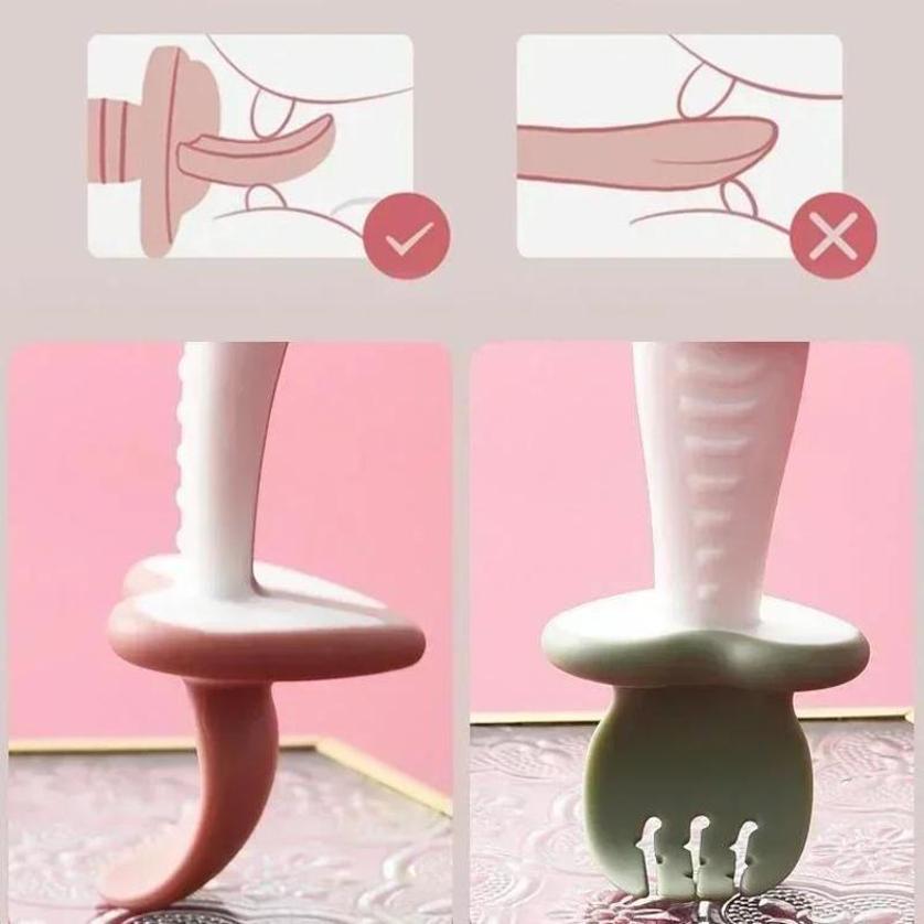 Cuchara y tenedor para bebé, j - Baby Food Set reseña y precio