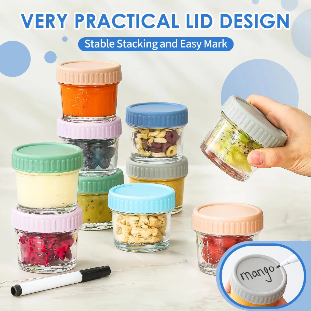 Tarro de cristal para comida d - Baby Food Jars Glass reseña y precio