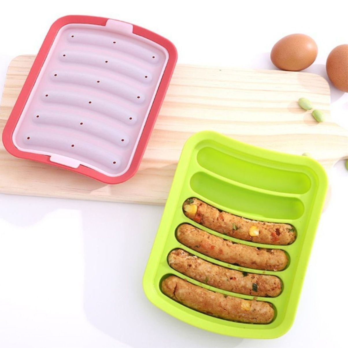 Molde de salchicha de silicona - Baby Food Homemade reseña y precio