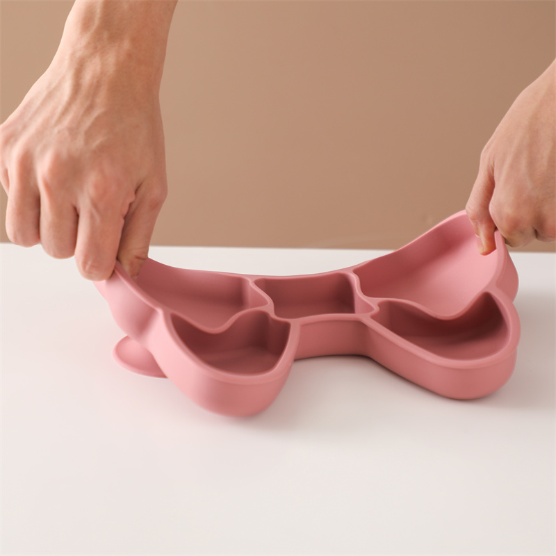 Plato de comedor de silicona p - Baby Food Dinner reseña y precio