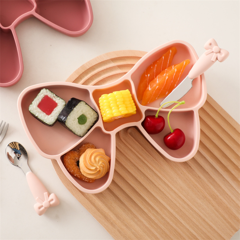 Plato de comedor de silicona p - Baby Food Dinner reseña y precio