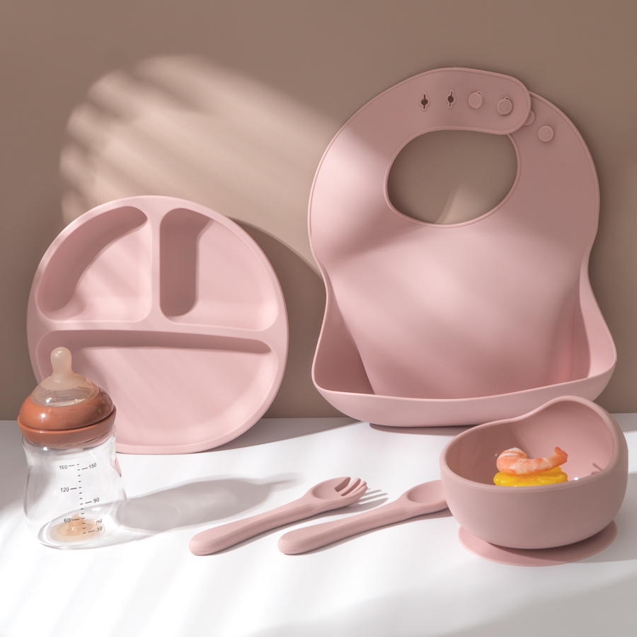 Juego de alimentación de silic - Baby Food Dinner reseña y precio