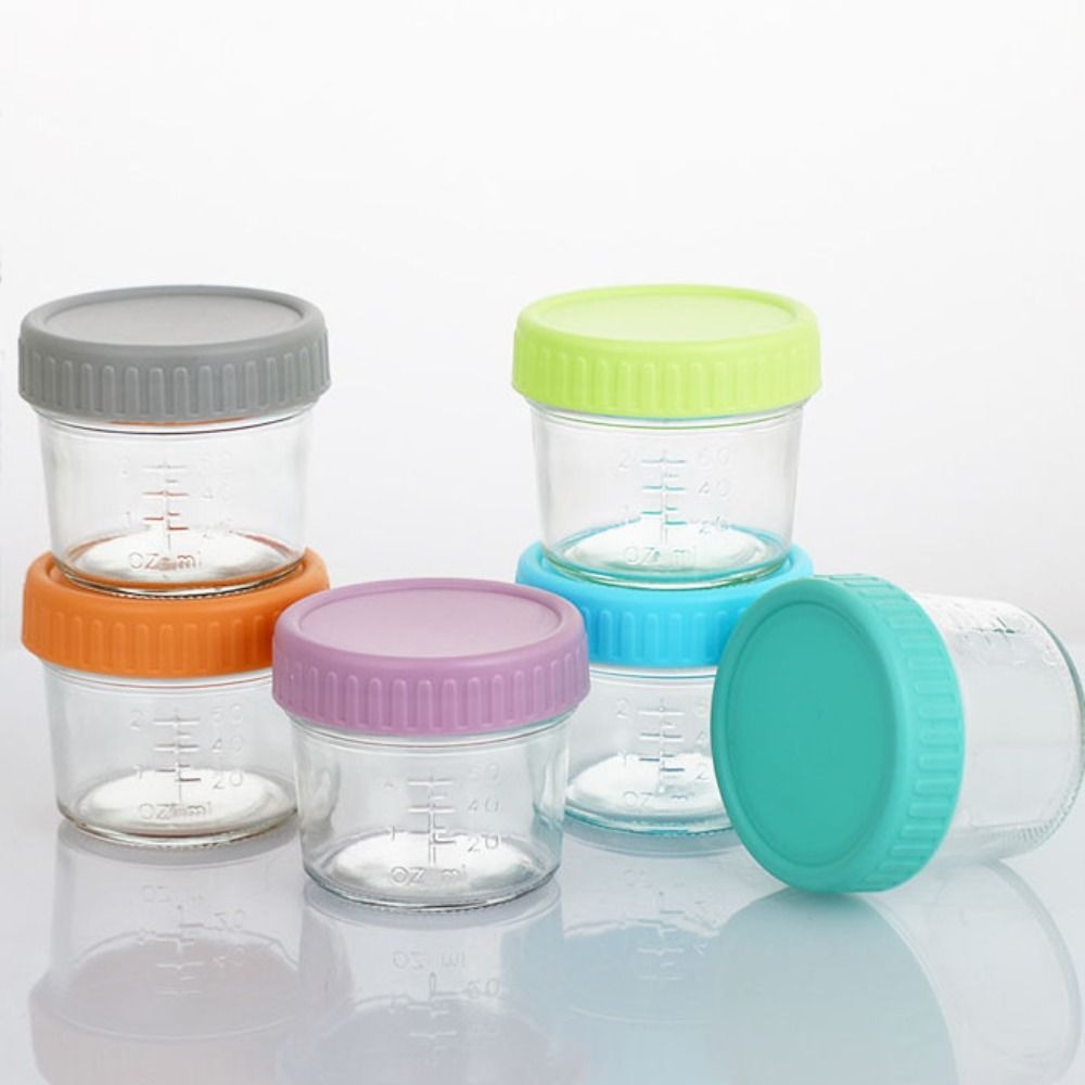Juego de 6 Frascos de Vidrio p - Baby Food Jars Glass reseña y precio
