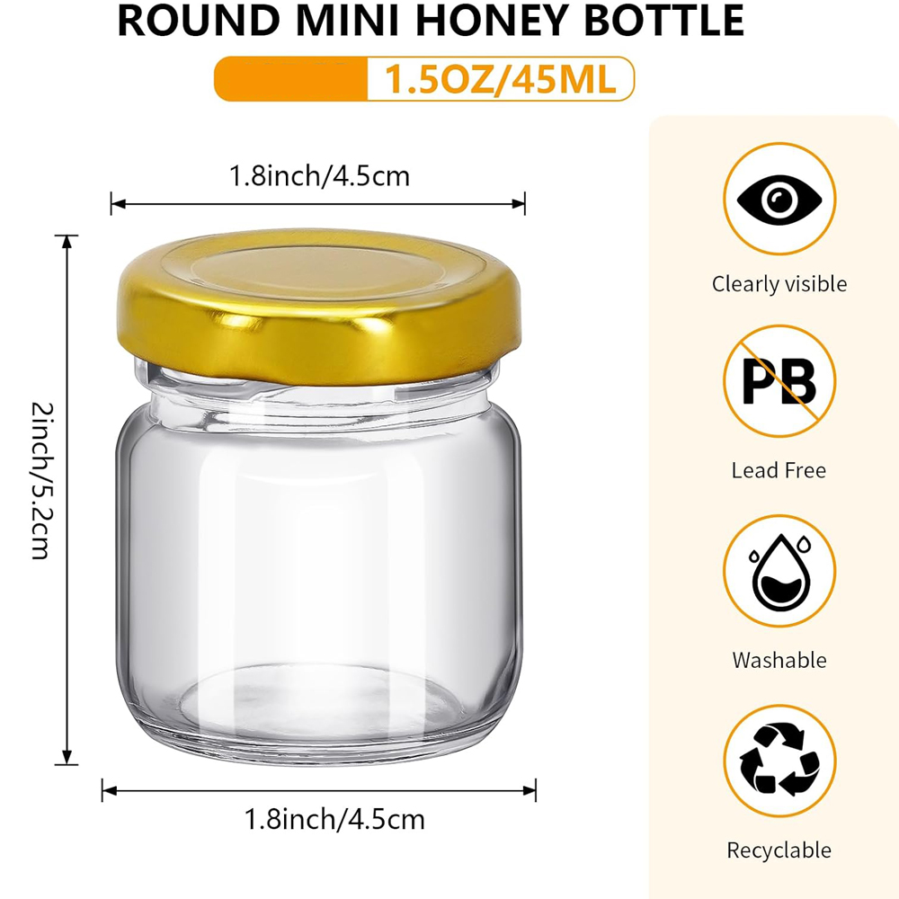 Mini Frascos Redondos Transpar - Baby Food Jars Glass reseña y precio