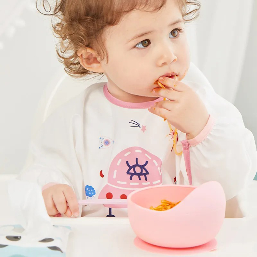 Cuenco de alimentación de sili - Baby Food Dinner reseña y precio