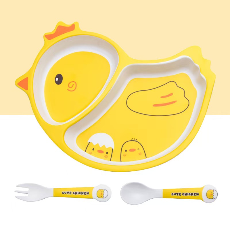Juego de vajilla de fibra de b - Weaning Spoon Set reseña y precio