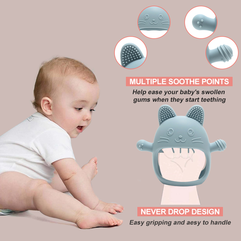 Manoplas para la dentición del - Baby Food Game reseña y precio