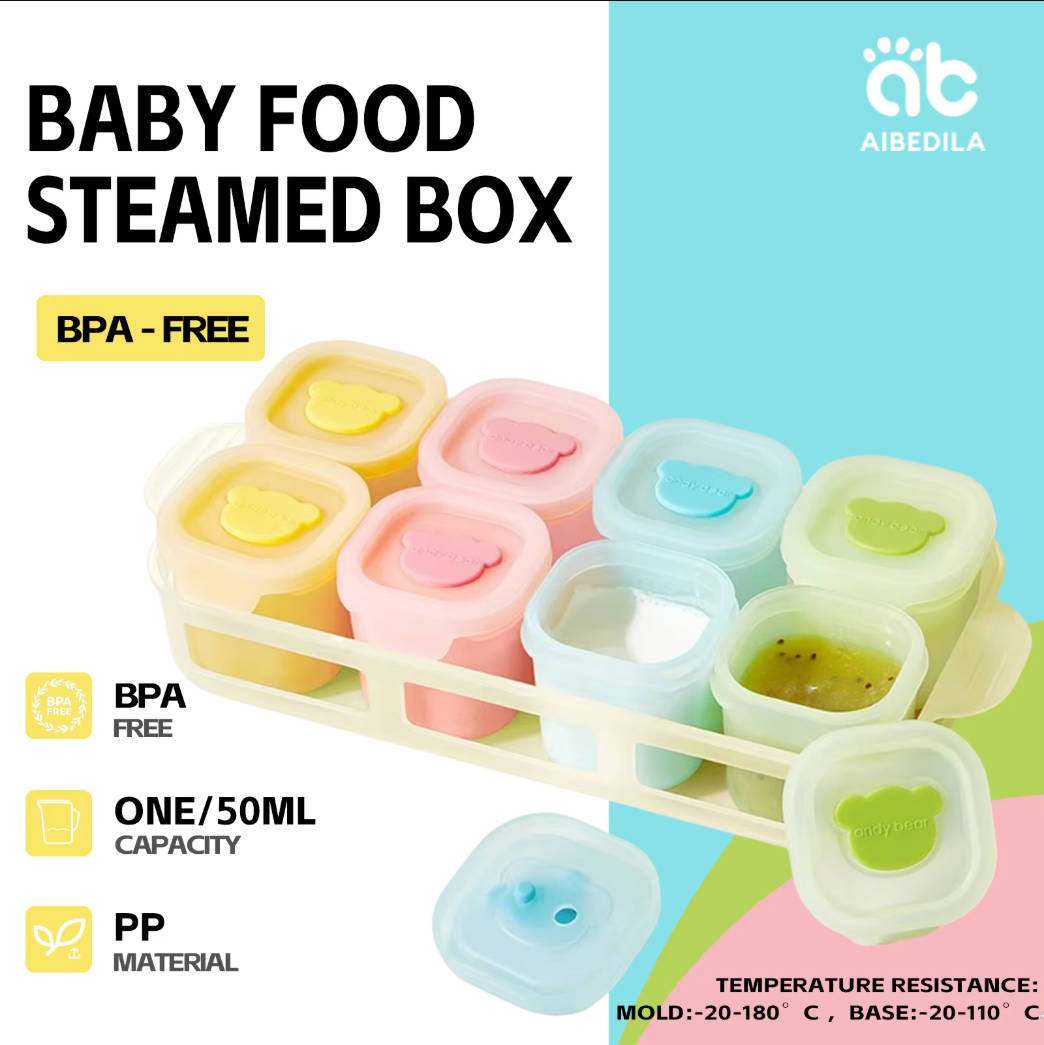 AIBEDILA Bandeja de silicona p - Baby Food Glass Jar reseña y precio