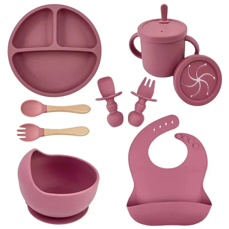 Juego de platos de silicona de - Baby Food Dinner reseña y precio