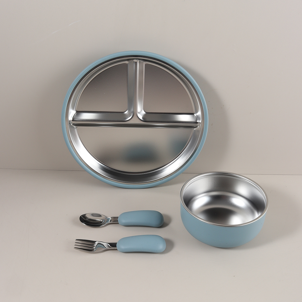 Juego de 4 piezas de vajilla d - Baby Food Dinner reseña y precio