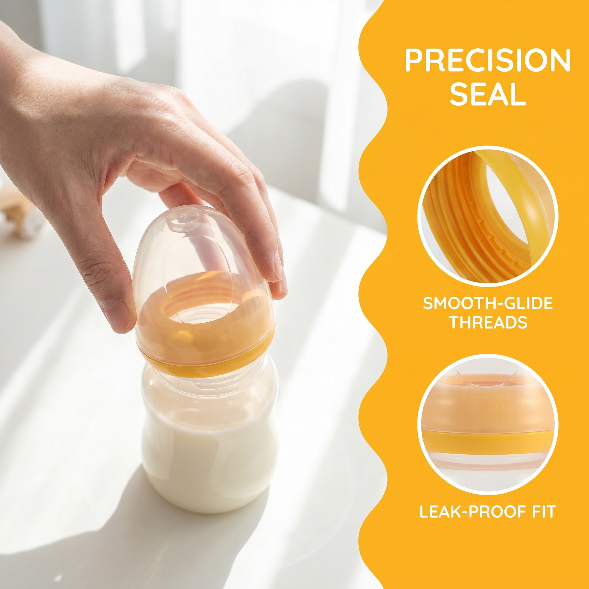 Tapa de Biberón de Boca Ancha, - Baby Food Bottle reseña y precio