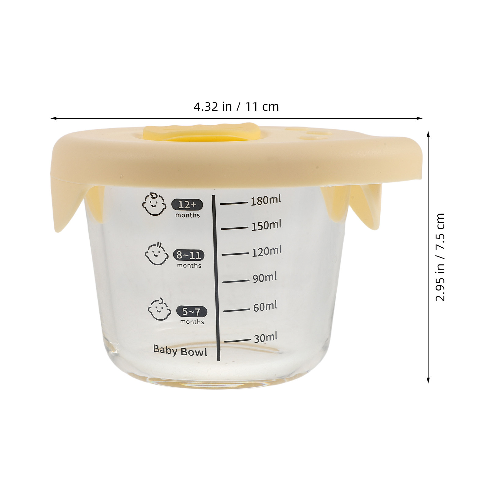 2 Recipientes de Vidrio para A - Baby Food Jars Glass reseña y precio