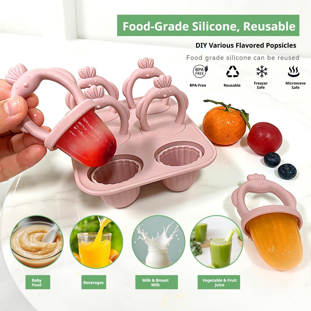 1 juego de moldes de silicona  - Baby Food Homemade reseña y precio