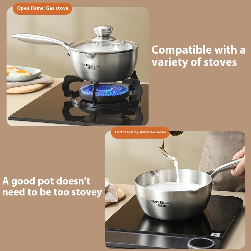 Olla de acero inoxidable 316,  - Baby Food Home reseña y precio