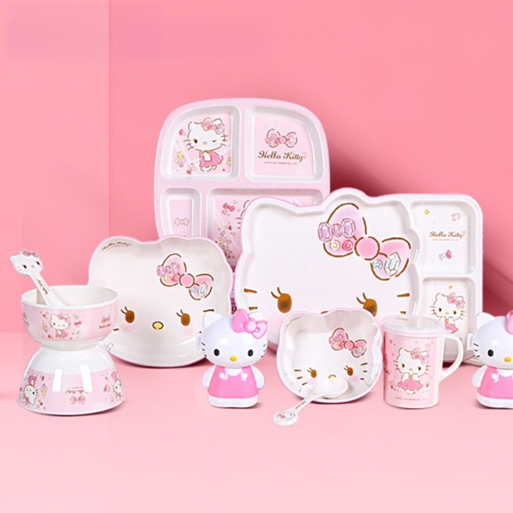 Vajilla Sanrio, vajilla de Hel - Baby Food Dinner reseña y precio