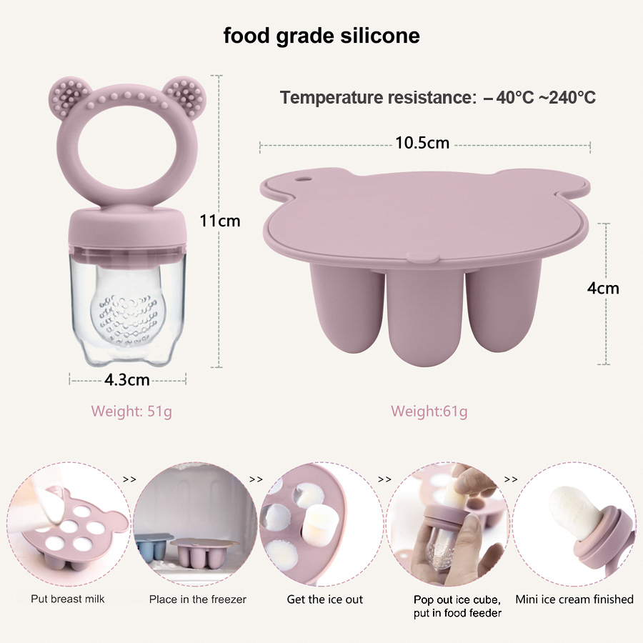 Molde de silicona para helados - Baby Food Zone reseña y precio