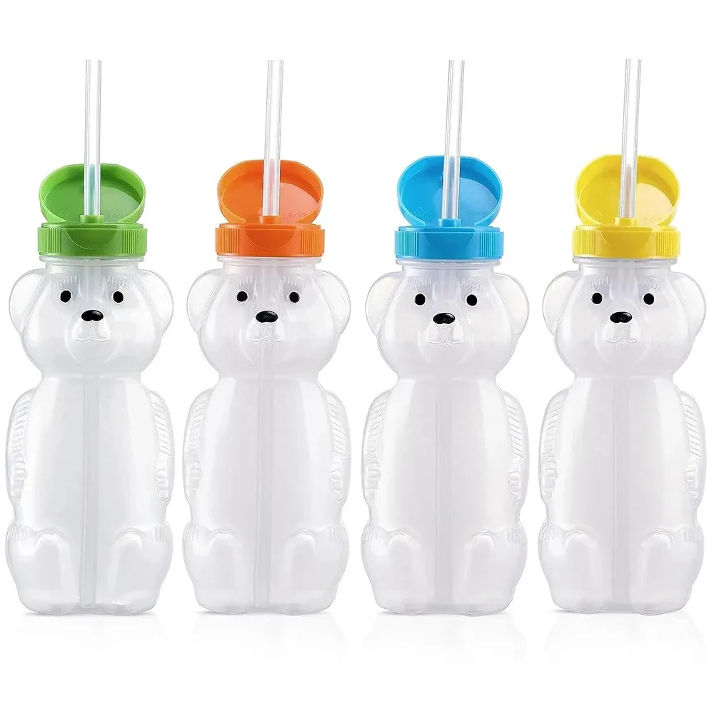 Tazas de paja Honey Bear para  - Baby Food Bottle reseña y precio