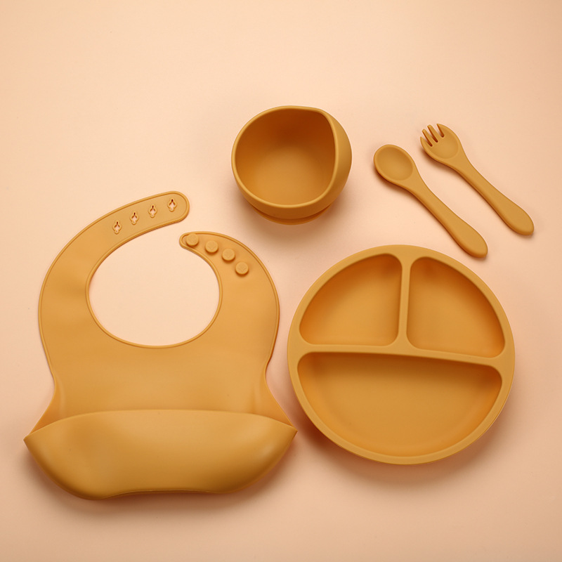 Juego de alimentación de silic - Baby Food Dinner reseña y precio