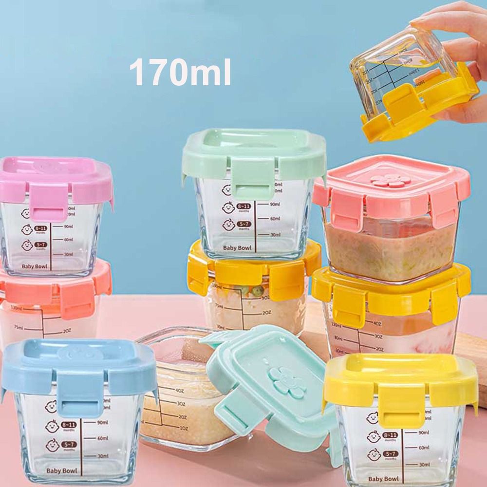 Caja de almacenamiento de alim - Baby Food Jars Glass reseña y precio