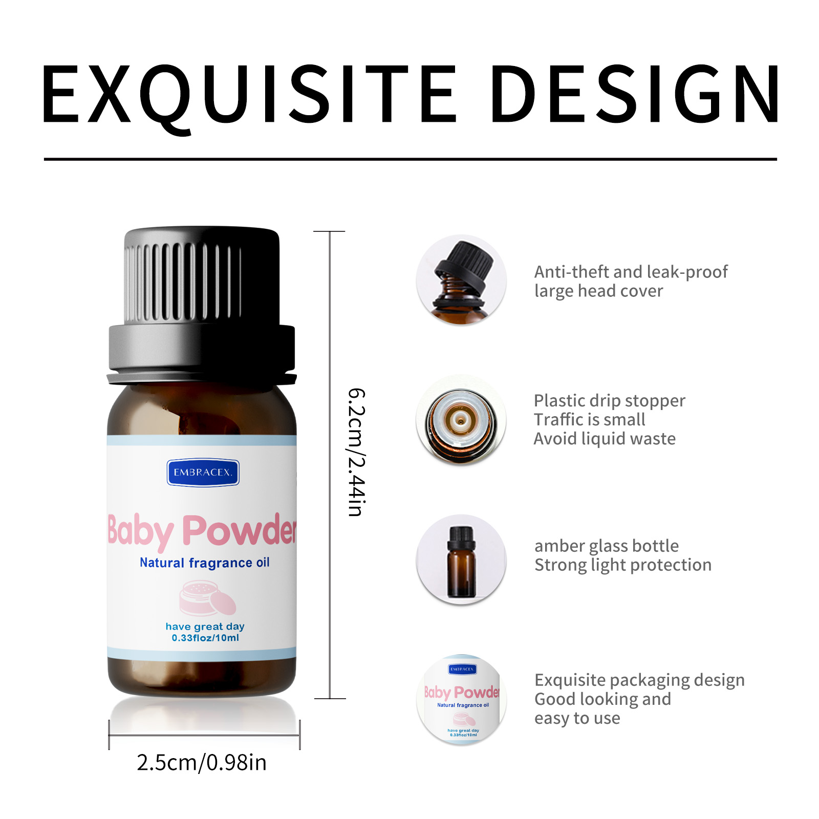Aceite esencial en polvo para  - Baby Food Oil reseña y precio