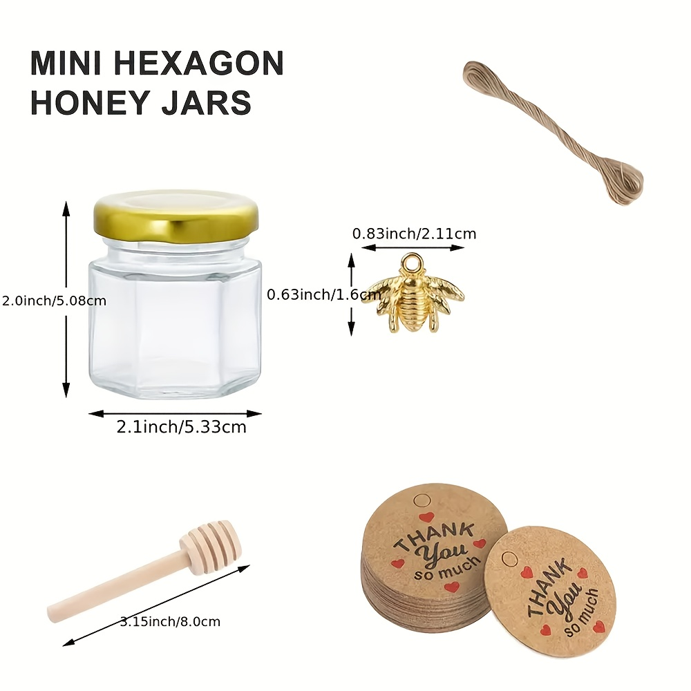 Frascos de miel hexagonales mi - Baby Food Jars Glass reseña y precio
