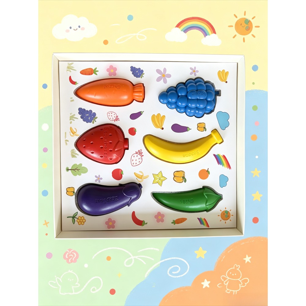 Set de Crayones de Frutas para - Baby Food Oil reseña y precio